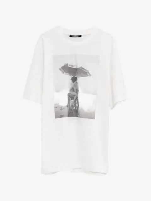 Jacquemus playera con estampado gráfico