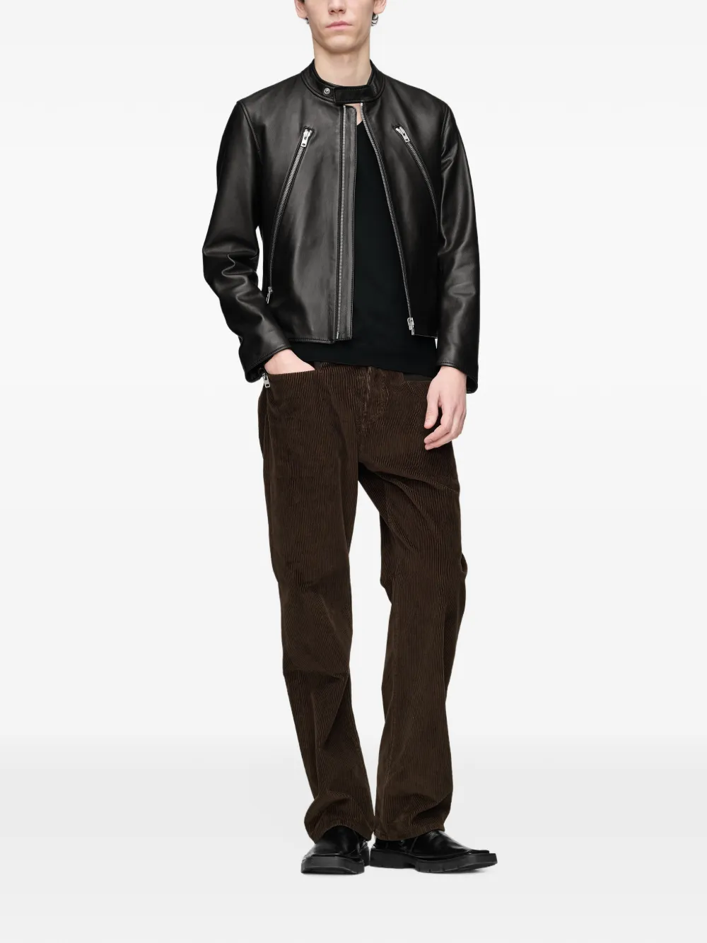 Maison Margiela Trui met V-hals Zwart