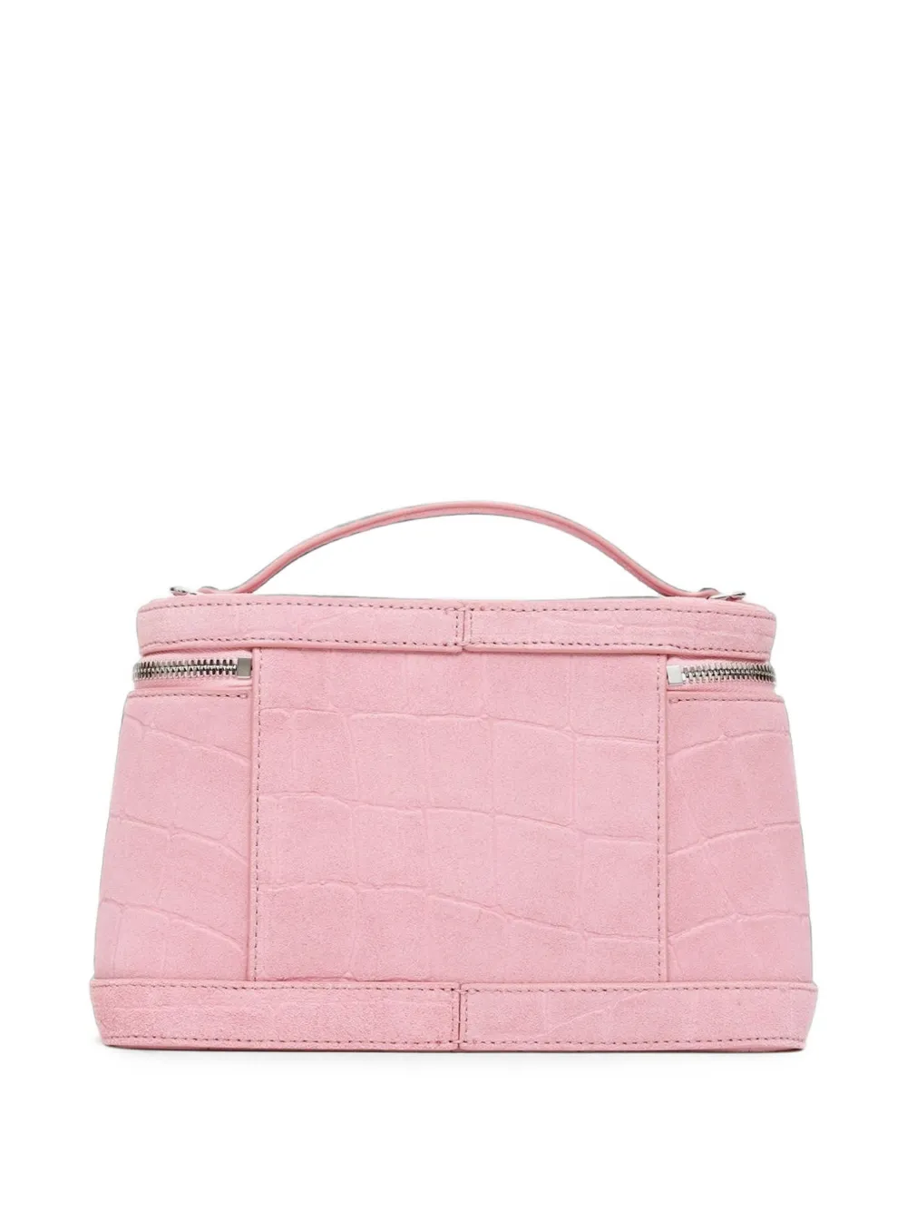 Jacquemus クロコパターン レザーショルダーバッグ | ピンク | FARFETCH JP