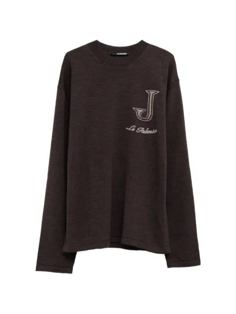 Jacquemus Herisson embroidered crew-neck sweater