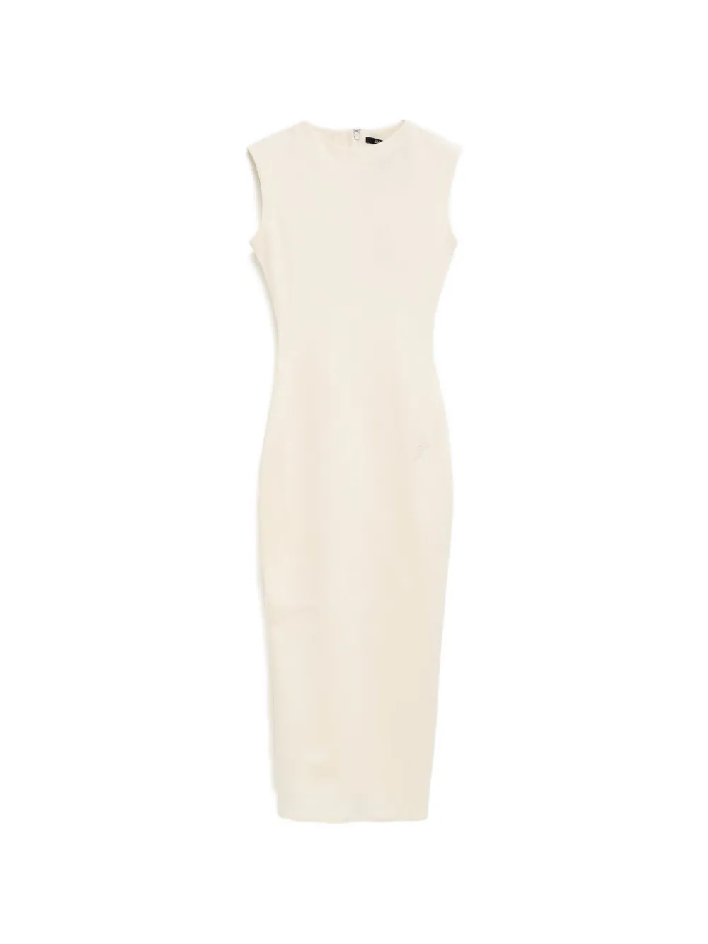 Jacquemus The Alba ruched fitted midi dress - Toni neutri