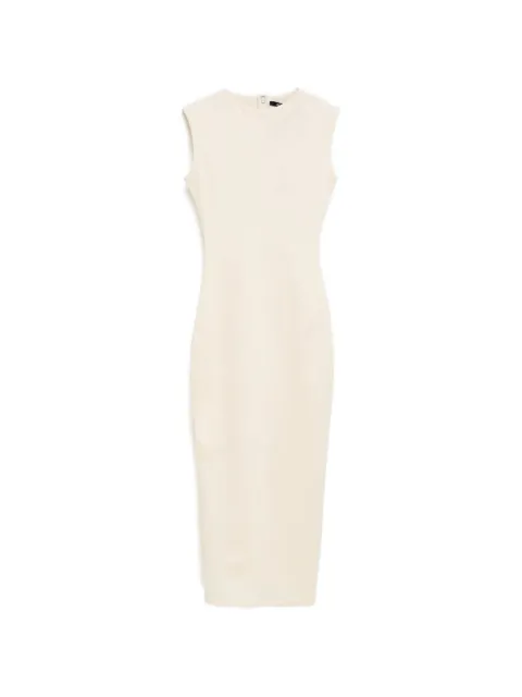 Jacquemus The Alba ruched fitted midi dress
