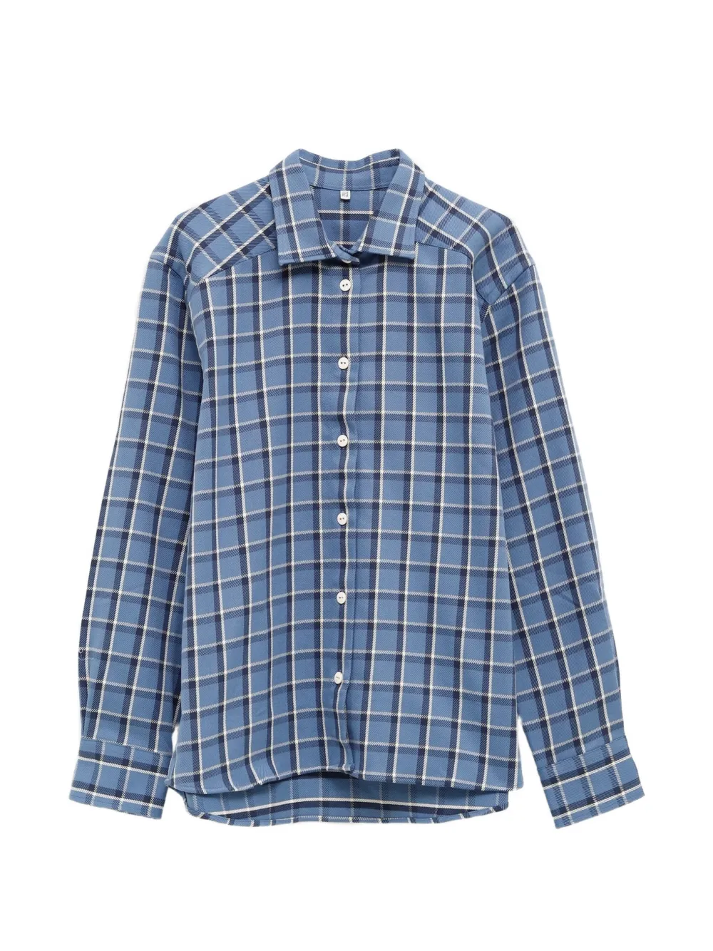 Baserange Bent plaid-check shirt