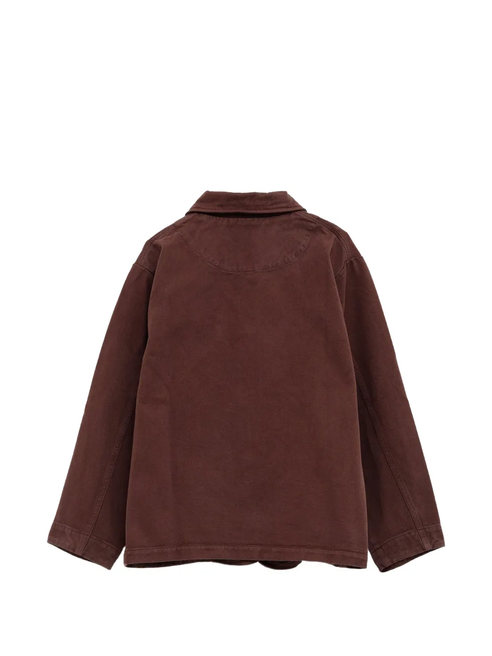 Baserange Osi button-up denim jacket Bruin