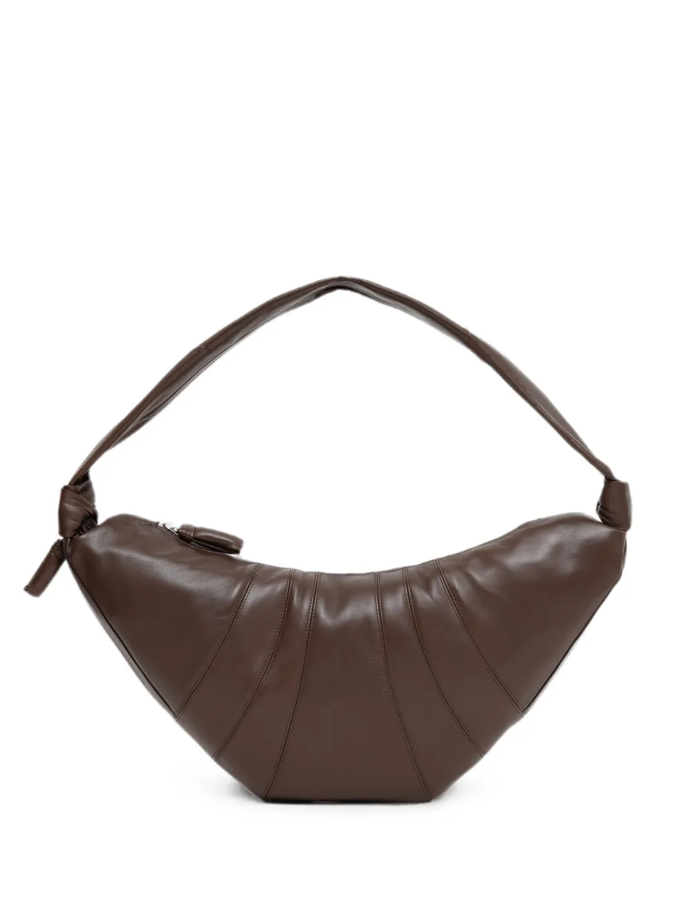 LEMAIRE large Croissant leather shoulder bag - Marrone