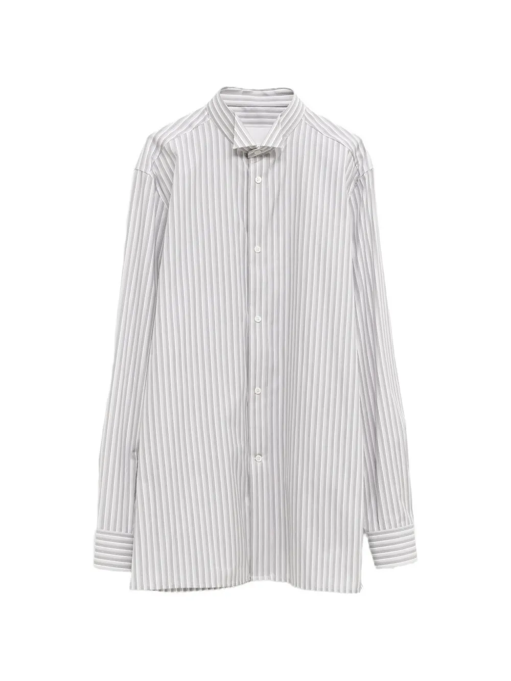 Maison Margiela vertical-stripe long-sleeve shirt - Bianco