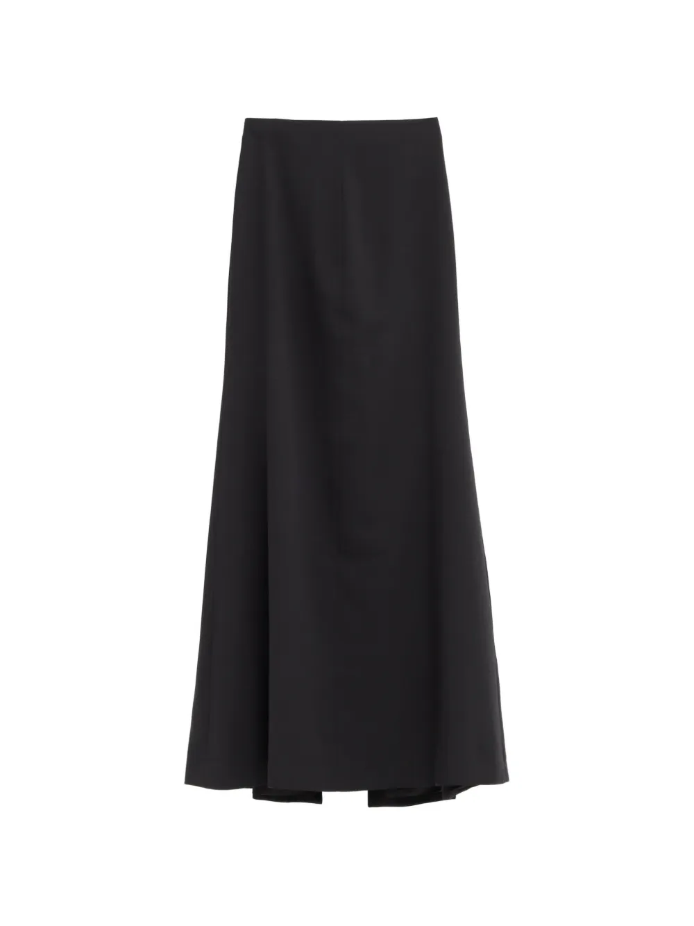 Jil Sander rear-slit midi skirt - Schwarz