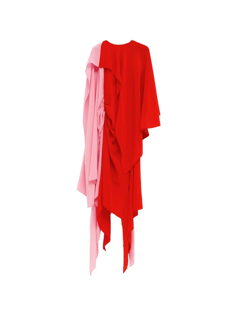 JW Anderson silk asymmetric dress - Rot