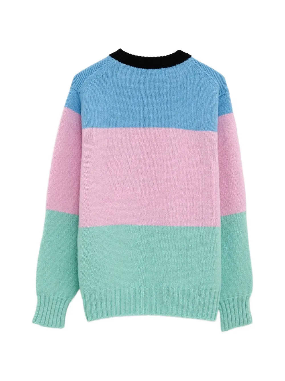 JW Anderson colour-block wool sweater Roze