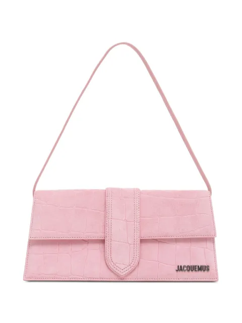 Jacquemus bolsa de hombro de piel con efecto en relieve de piel de cocodrilo