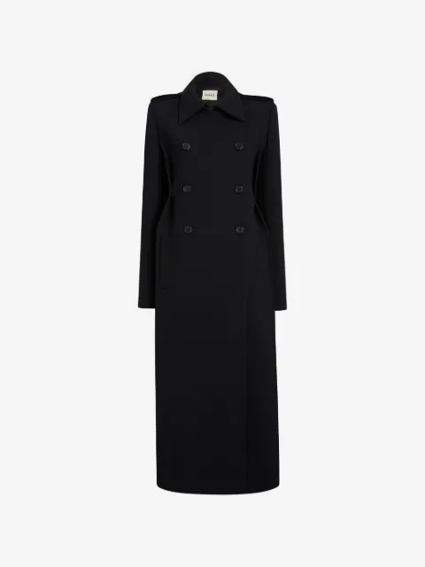 KHAITE Alton coat in black