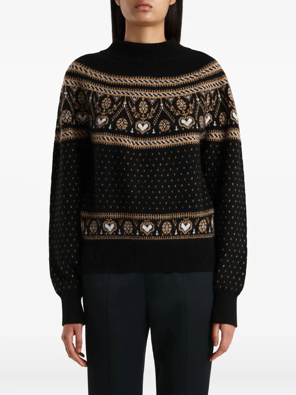 KHAITE Guy sweater Zwart