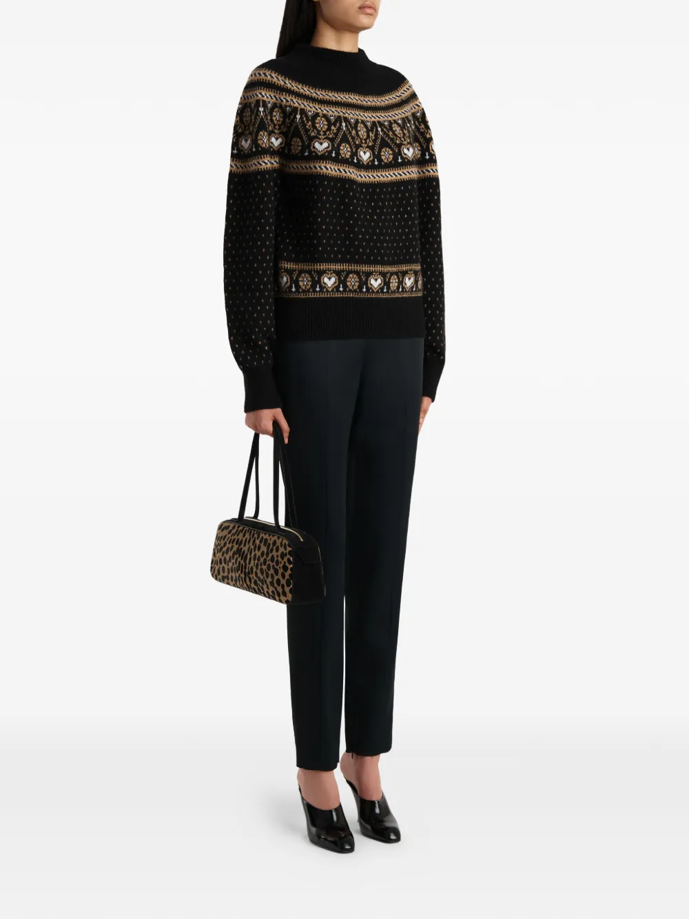 KHAITE Guy sweater Zwart