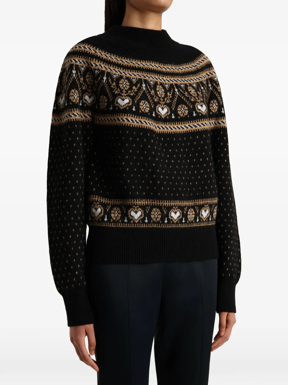 KHAITE Guy sweater Zwart
