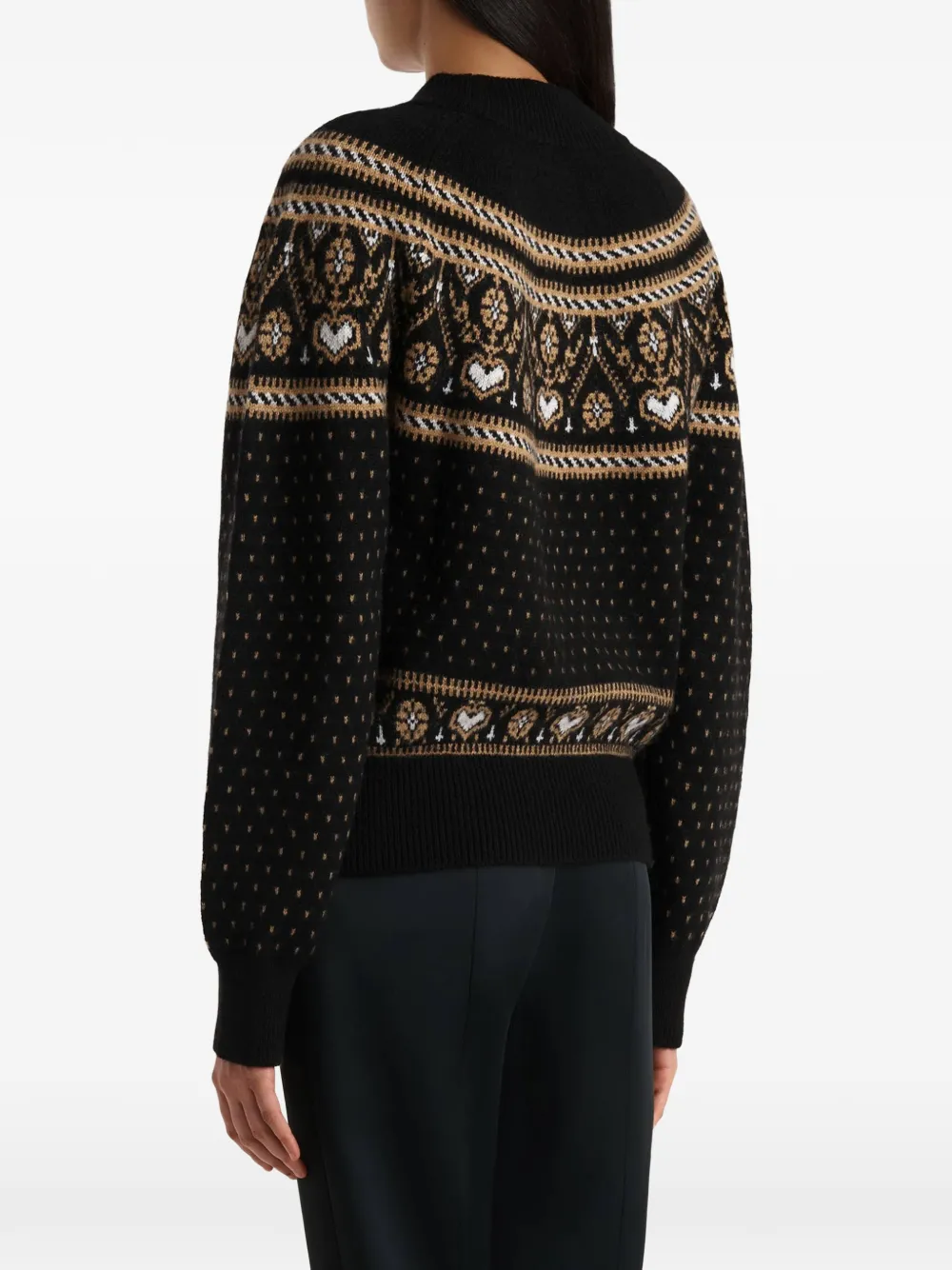 KHAITE Guy sweater Zwart