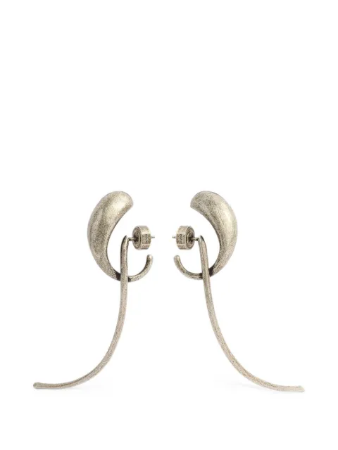 KHAITE Cyclone earrings in antique silver