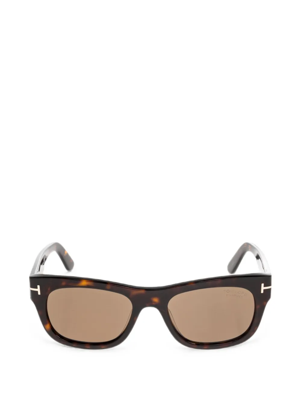 TOM FORD Eyewear Marshall-02 rectangular-frame sunglasses - Marrone