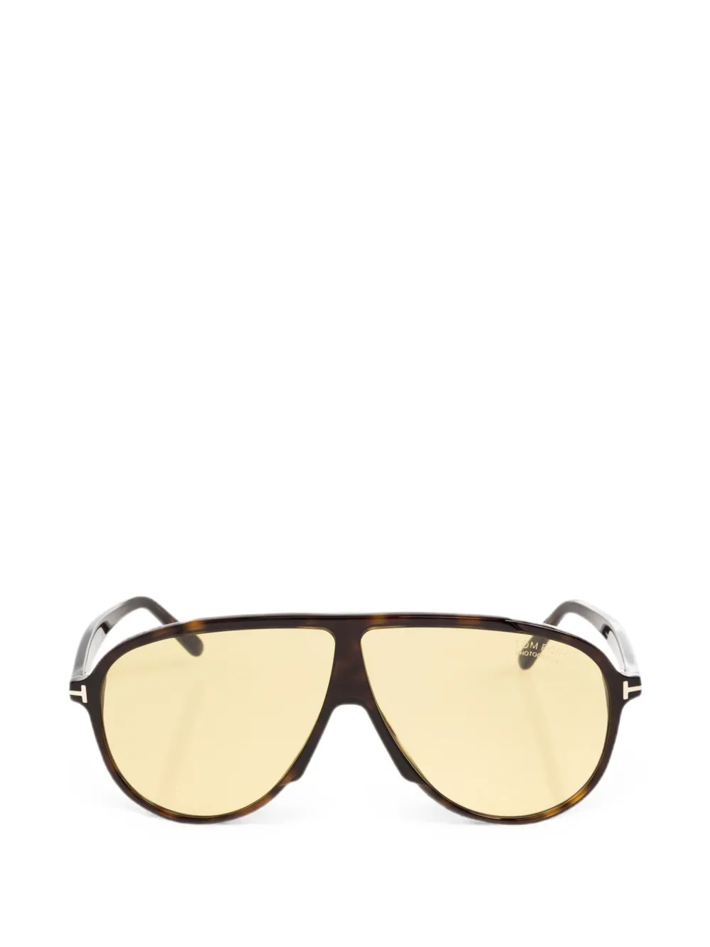 TOM FORD Vladimir pilot-frame sunglasses - Marrone