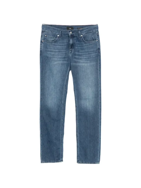 7 For All Mankind faded-effect jeans