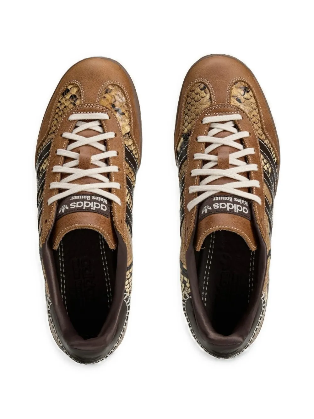 adidas x Wales Bonner Gazelle snake-effect sneakers Bruin