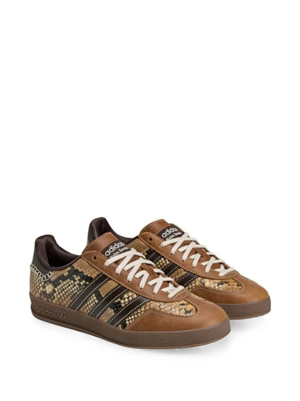 adidas x Wales Bonner Gazelle snake-effect sneakers Bruin