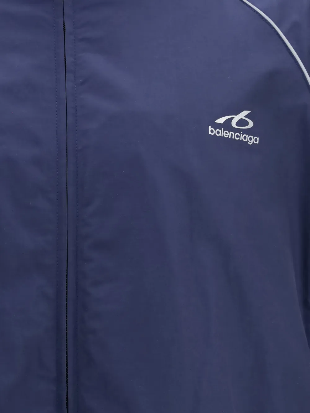 Balenciaga Trainingsjack met afwerking Blauw