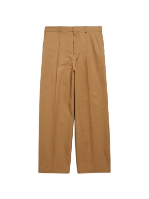 Balenciaga large-chino trousers in camel