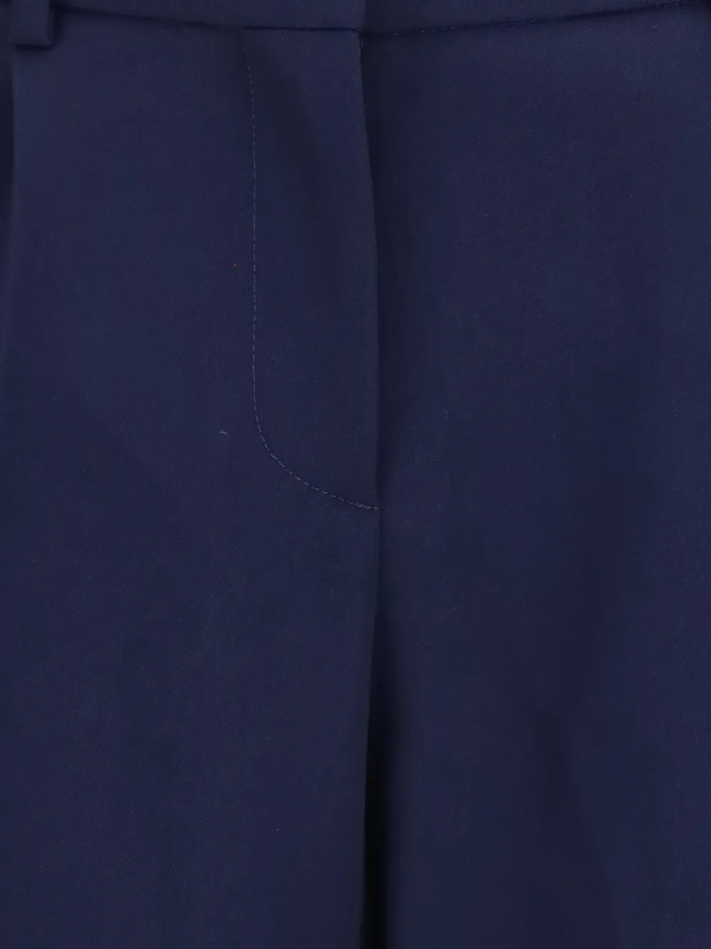 Balenciaga Slim-fit pantalon Blauw