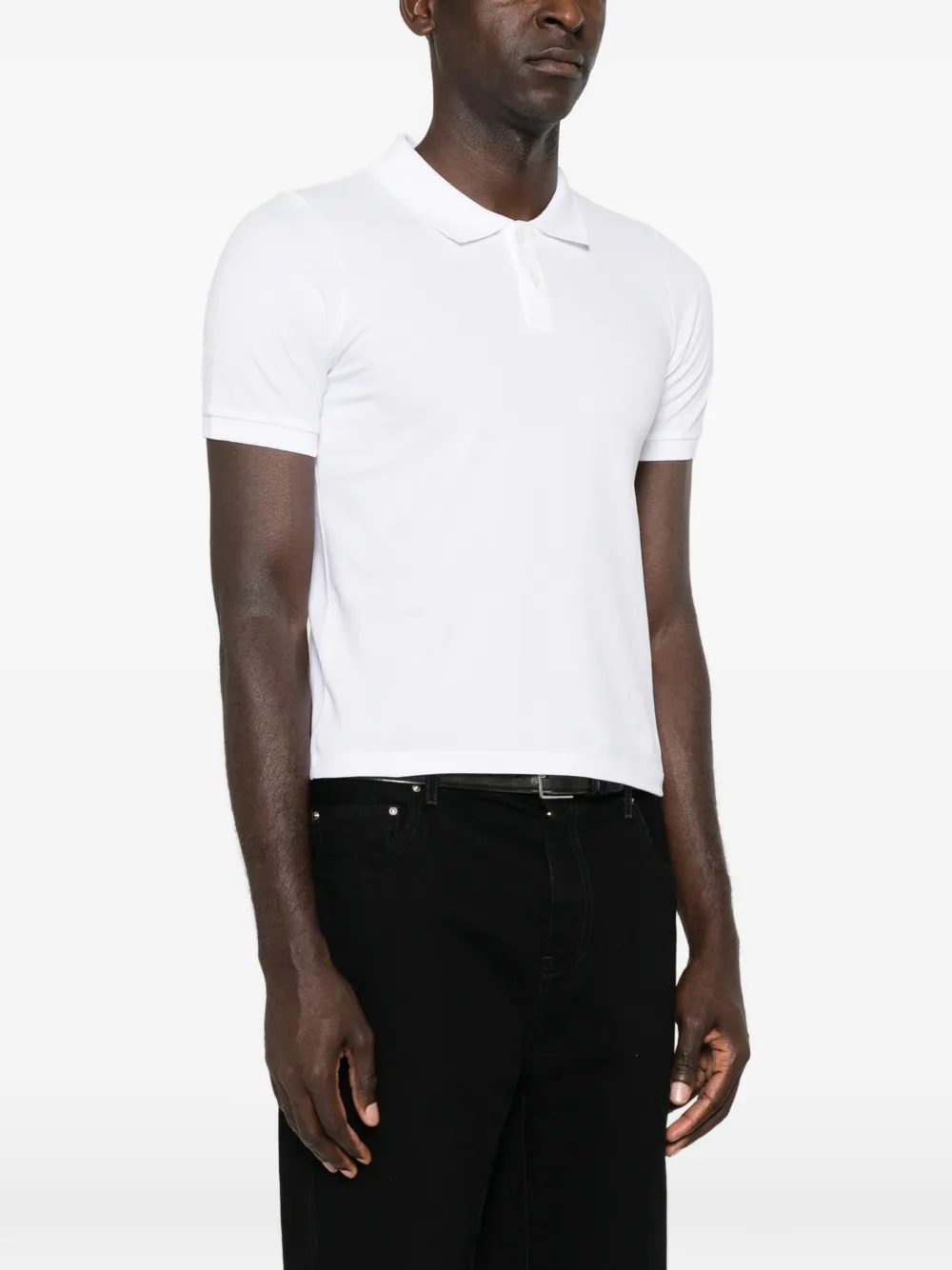 A.P.C. short-sleeve polo shirt Wit