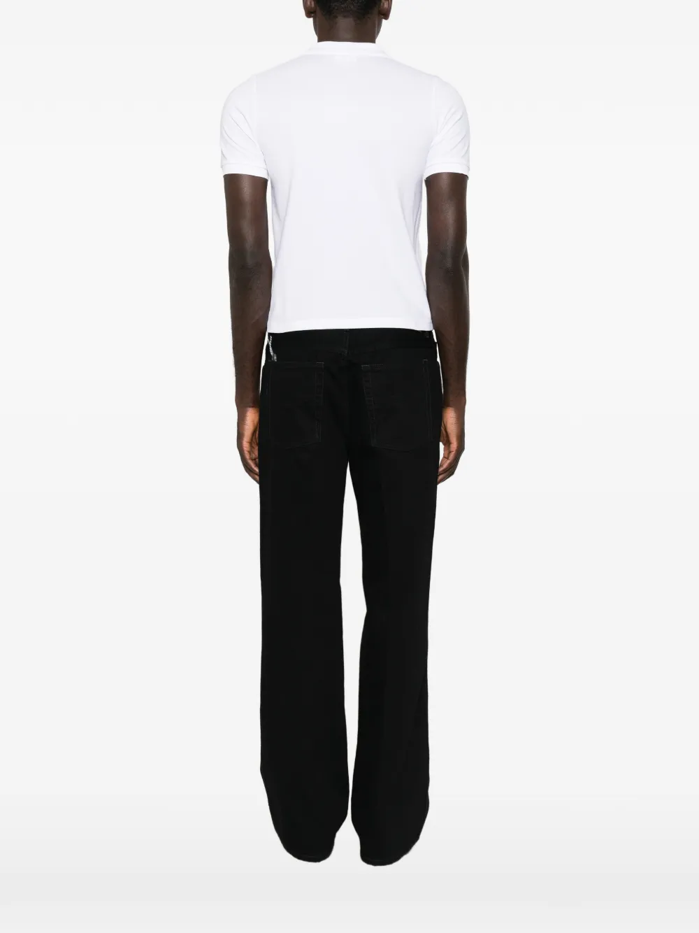 A.P.C. short-sleeve polo shirt Wit