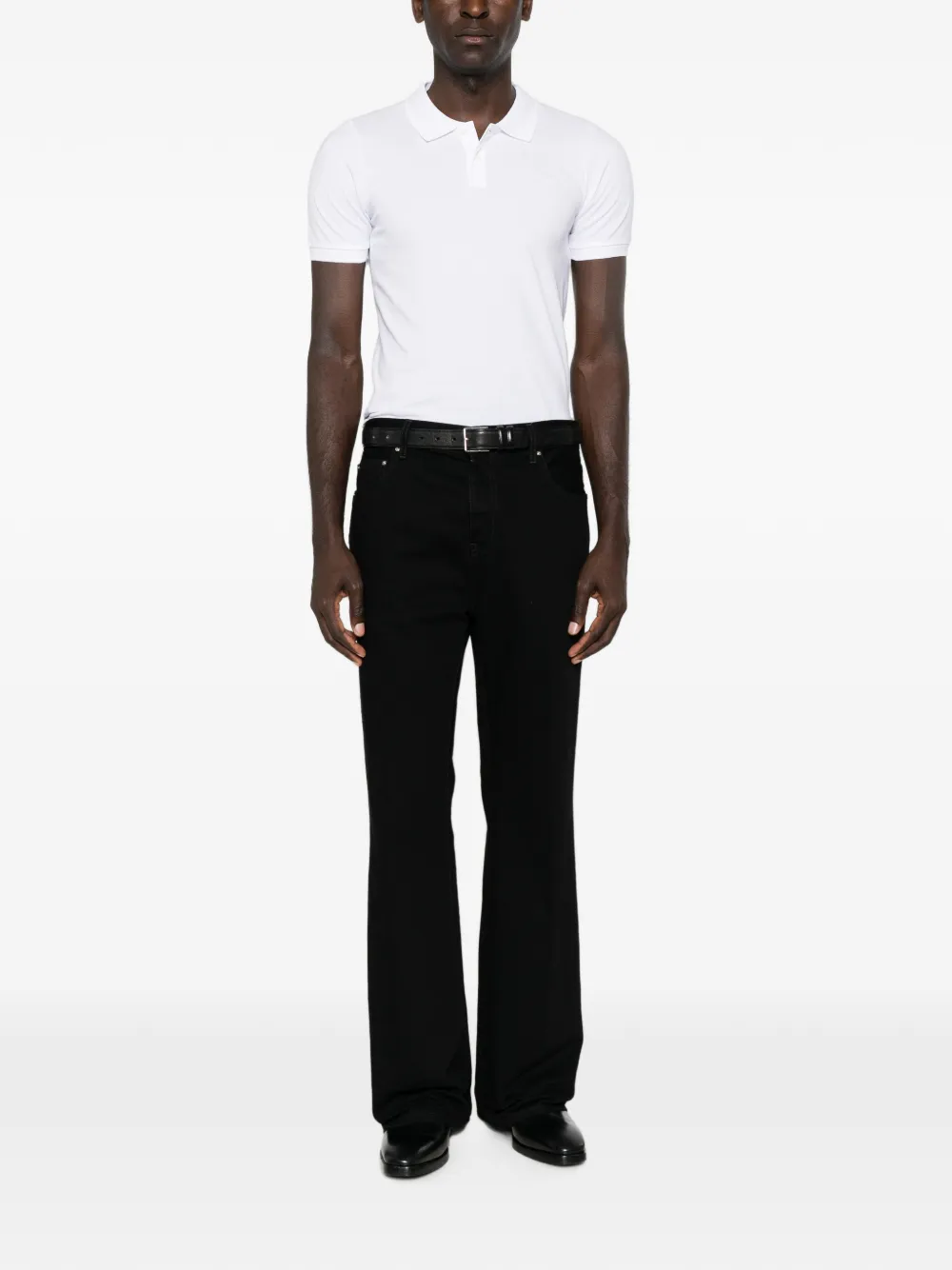 A.P.C. short-sleeve polo shirt Wit