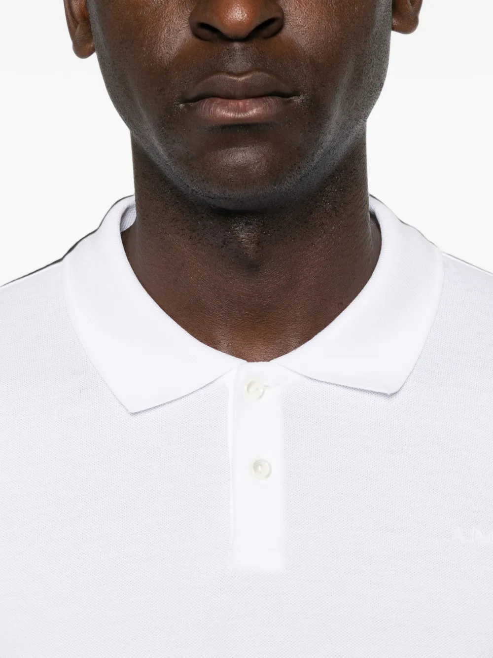 A.P.C. short-sleeve polo shirt Wit