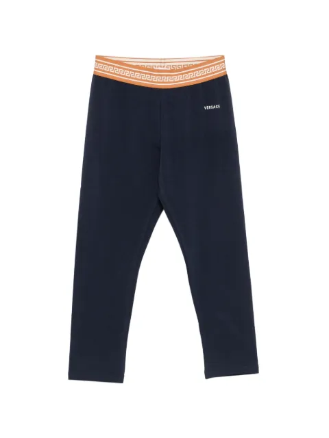 Versace Kids logo-print leggings