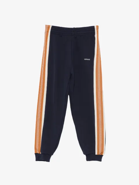 Versace Kids Greca-tape track pants