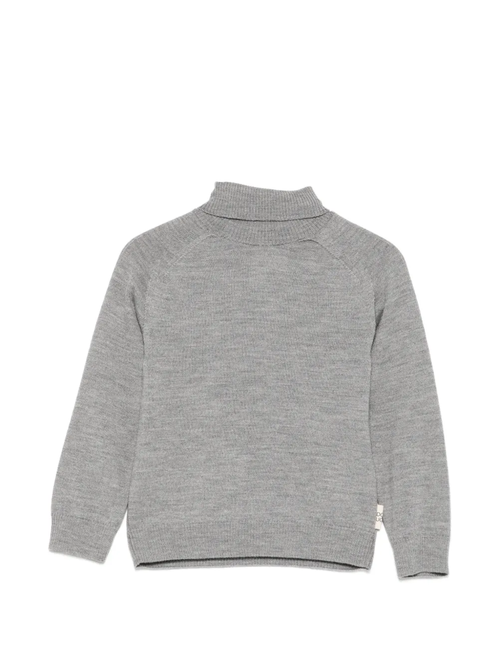 Douuod Kids turtleneck raglan-sleeve sweater - Grigio