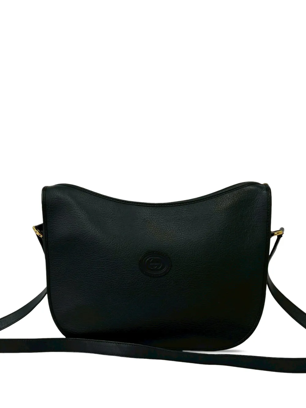 Gucci Pre-Owned 20th Century Calfskin Interlocking G crossbody bag - Nero