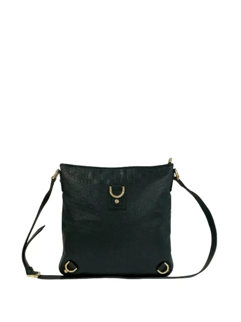 Gucci Pre-Owned 2000-2015 Guccissima Abbey D Ring crossbody bag