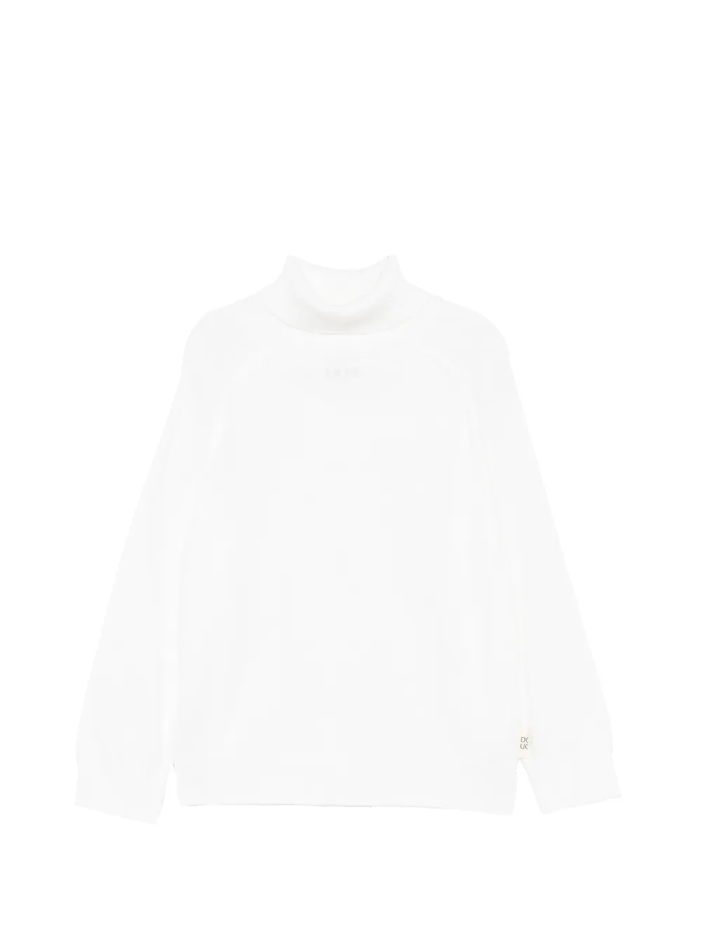 Douuod Kids turtleneck raglan-sleeve sweater - Bianco