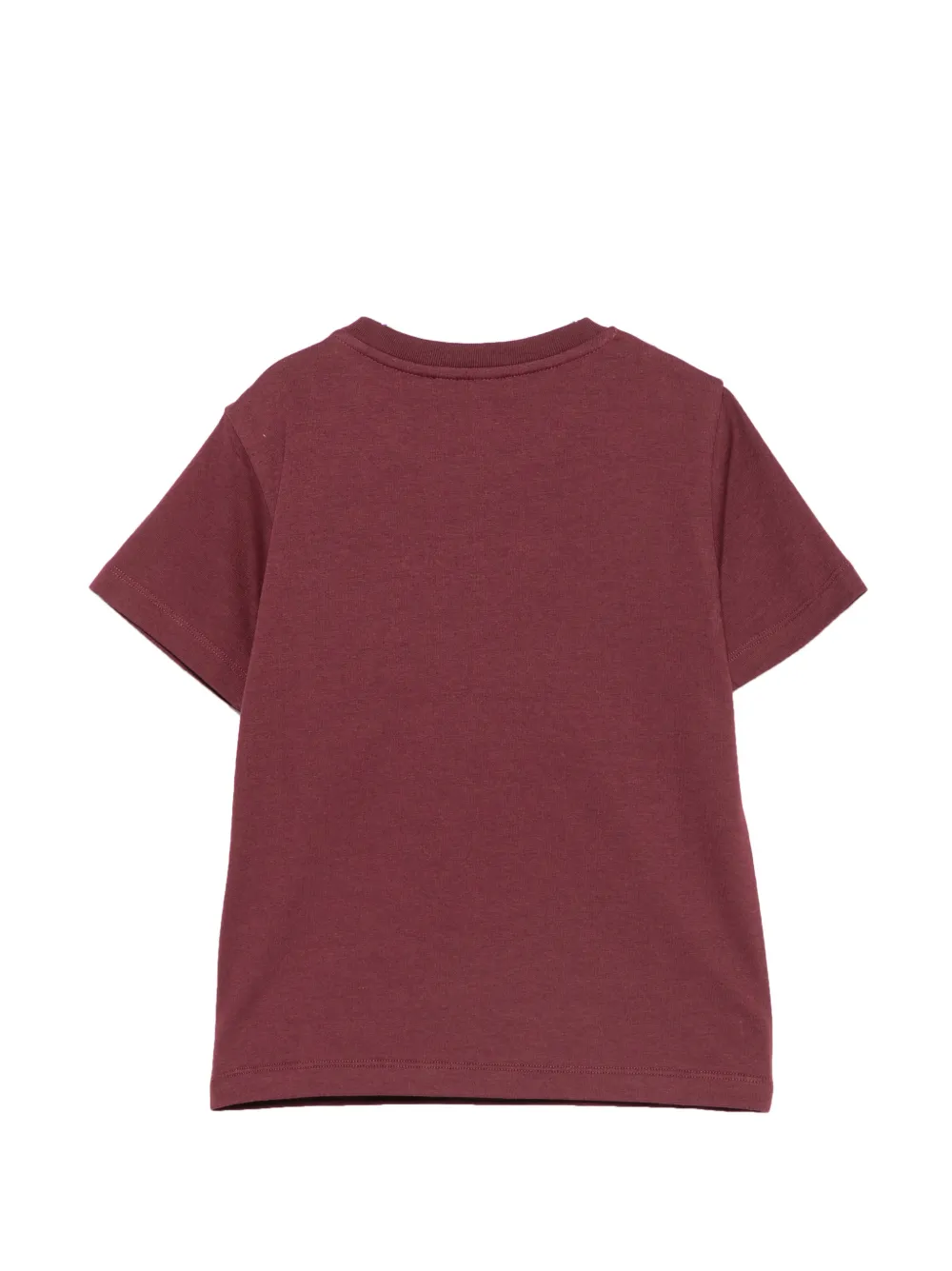 Balmain Kids T-shirt met geborduurd logo en knoopdetail Rood