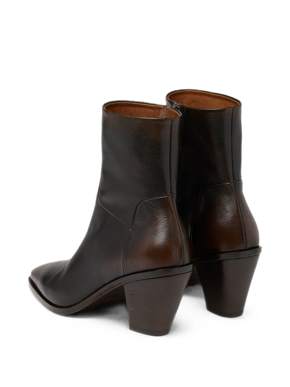 Marsèll pointed-toe leather boots Bruin