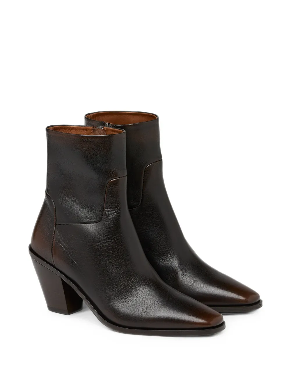 Marsèll pointed-toe leather boots Bruin