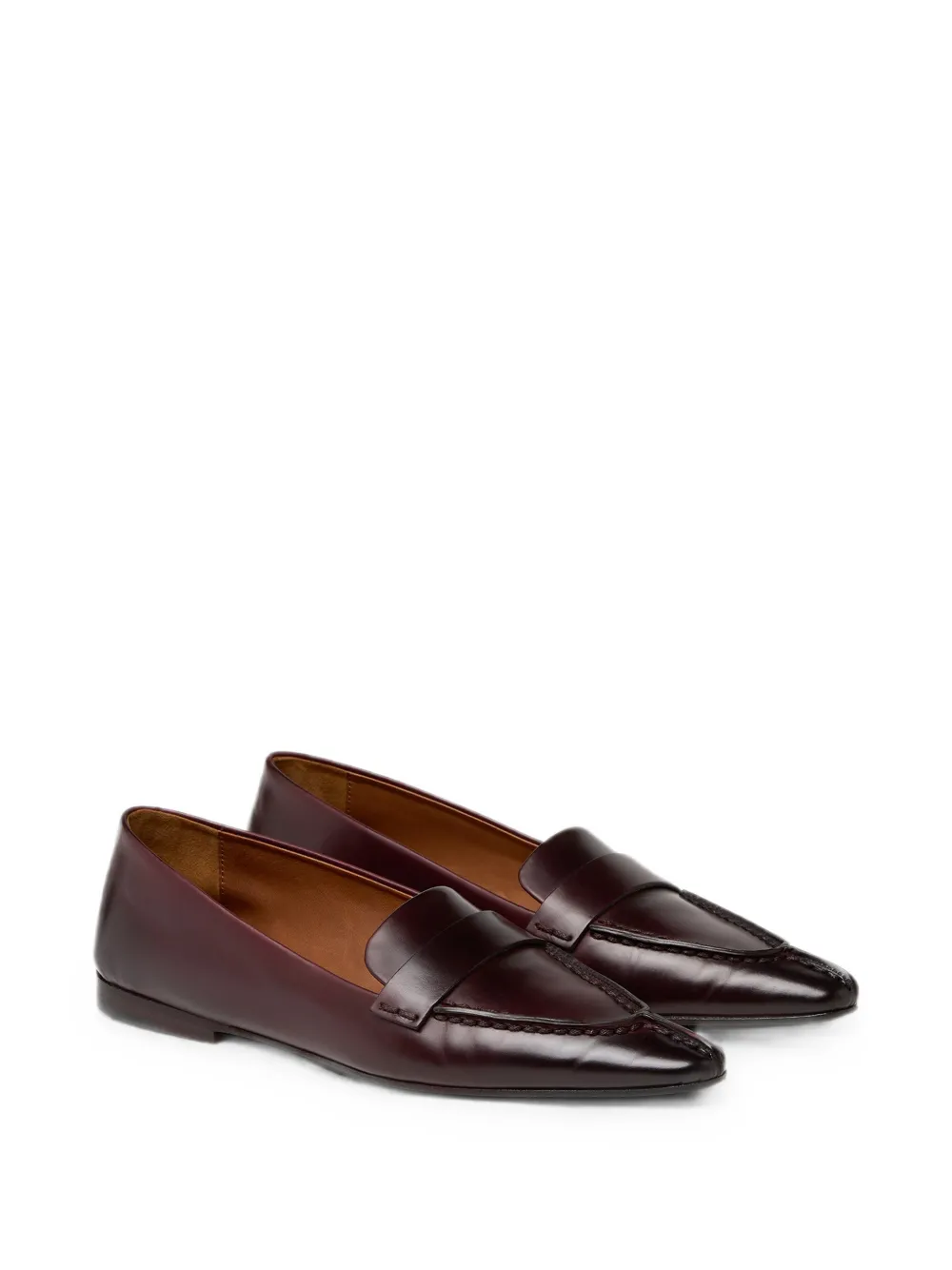 Marsèll Colma pointed-toe penny loafers Bruin