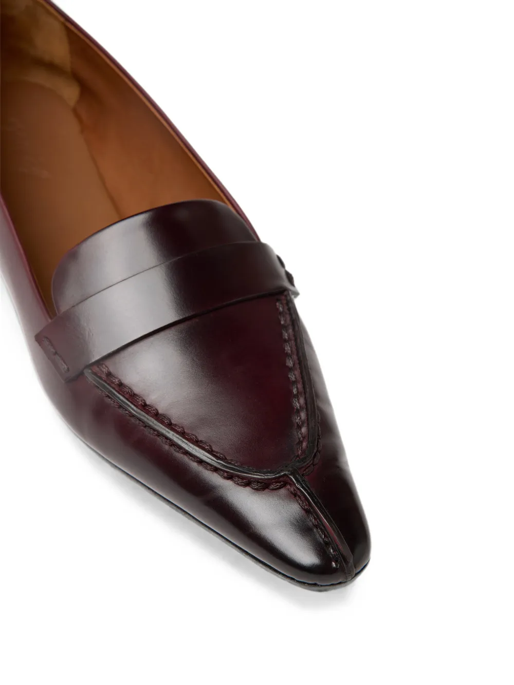 Marsèll Colma pointed-toe penny loafers Bruin