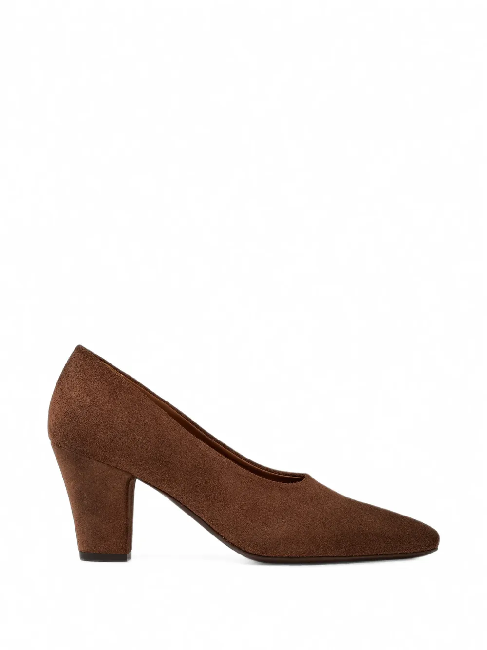 Marsèll Figura suede almond-toe pumps - Braun