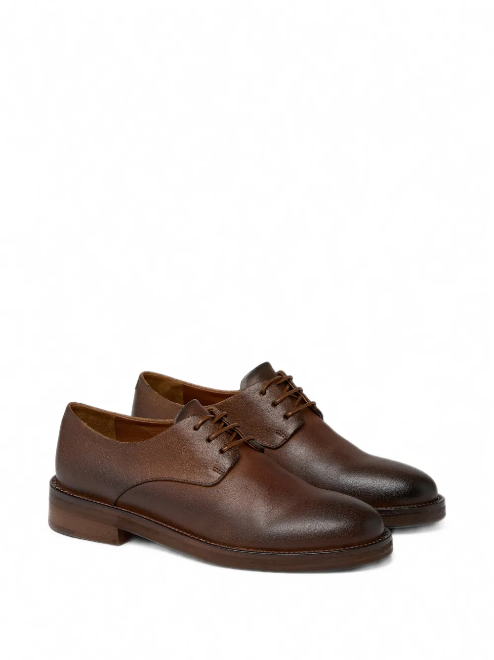 Marsèll Tubetto lace-up leather derby shoes Bruin