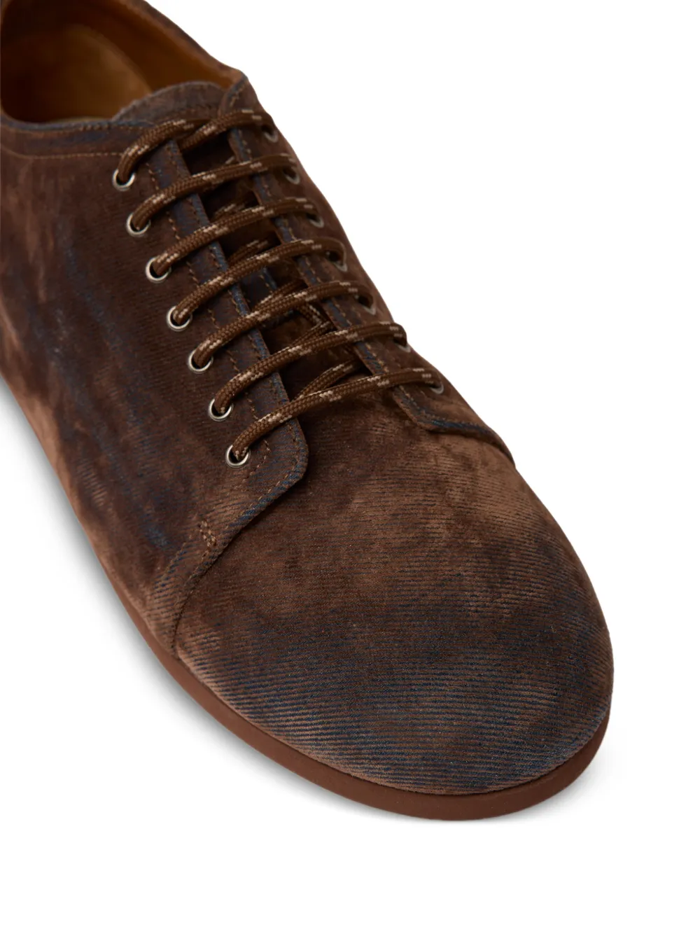 Marsèll Sancrespella distressed-effect lace-up derby shoes Bruin