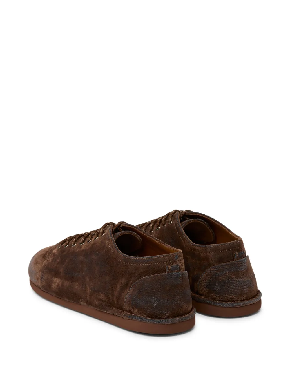 Marsèll Sancrespella distressed-effect lace-up derby shoes Bruin
