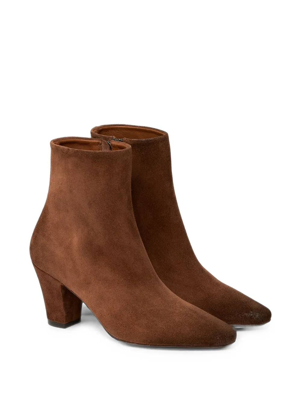 Marsèll Figura suede block-heel ankle boots Bruin