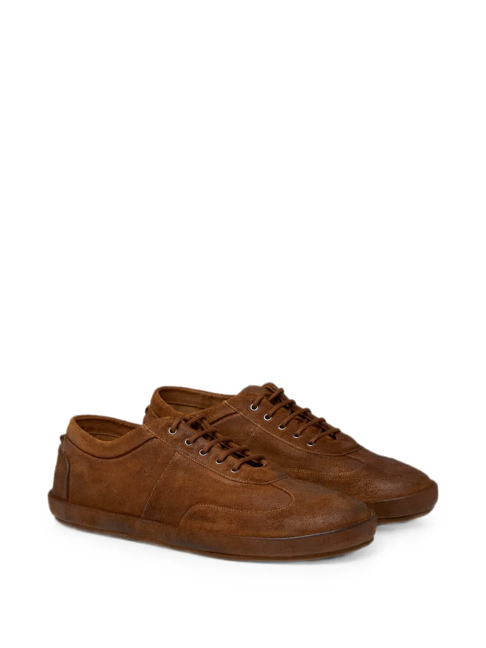 Marsèll Scatopelle suede lace-up derby shoes Bruin