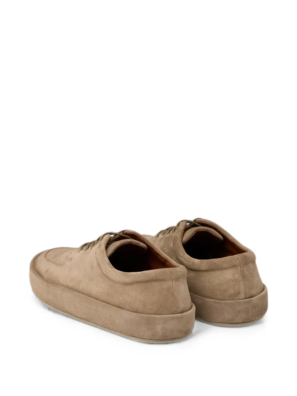 Marsèll Cassapelle suede platform Derby shoes Beige